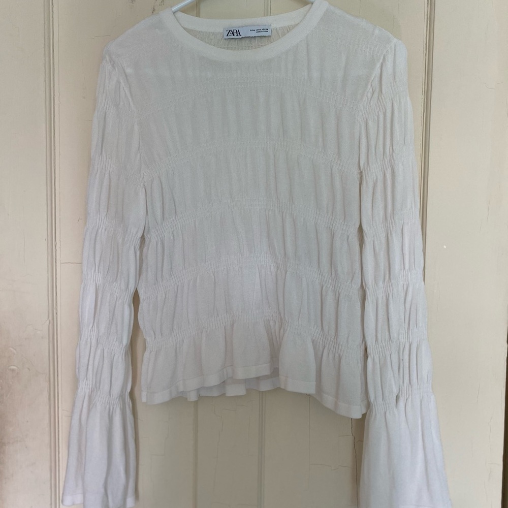 Zara White Sweater